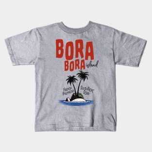 French Polynesia Bora-Bora Islands Kids T-Shirt